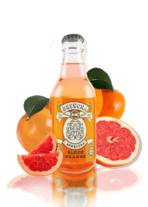 Blood orange kombucha